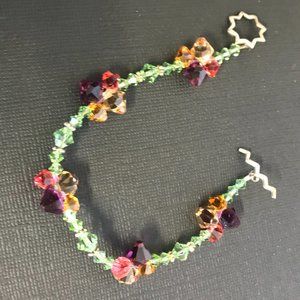 Swarovski bracelet Handcrafted  Bicone Diamond